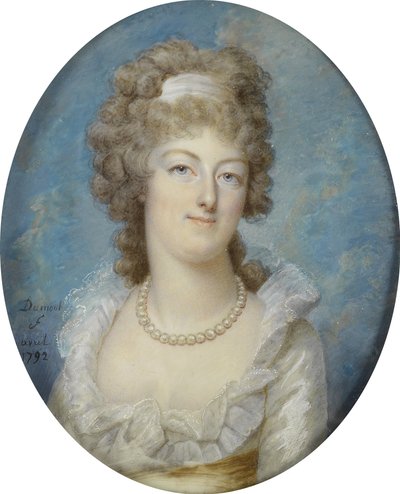 Portrait of Marie Antoinette by Francois Dumont